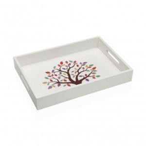 BANDEJA DE MADERA 34CM TREE